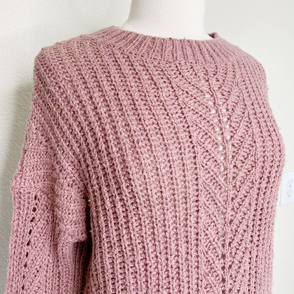 Lucky Brand Mixed Knit Sweater - Picture 2 of 5